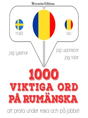 cover image of 1000 viktiga ord på rumänska